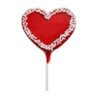 Heart cake pop shape