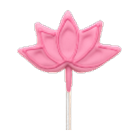 Lotus cake pop shape